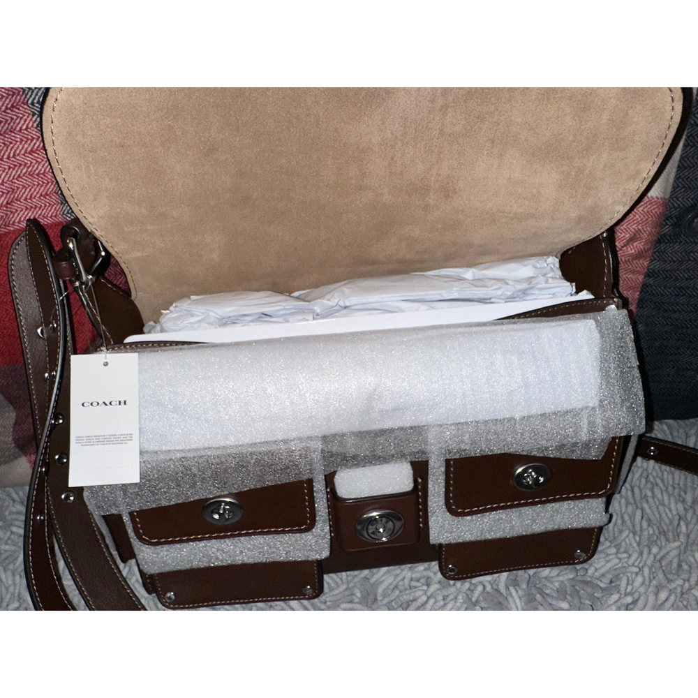 Coach Brown Leather Handbag - Picture 4 of 9